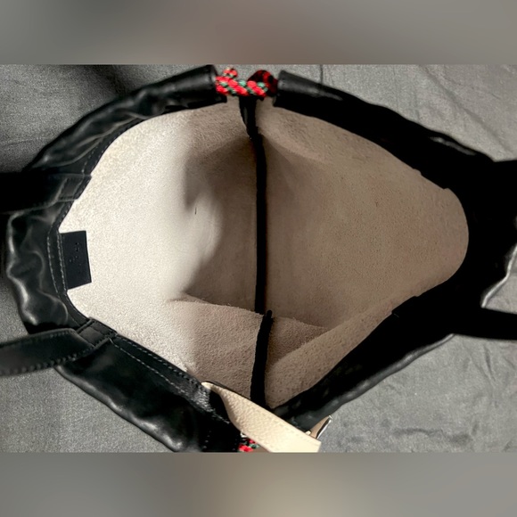 Gucci Drawstring Backpack With Attached Wallet. - Picture 3 of 5